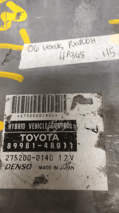 89981-48011 Lexus RX400h 2006 ecm ecu computer - Swan Auto