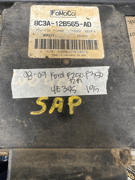 8C3A-12B565-AD Ford F250 F-250 ecm ecu computer 2008-2009 - Swan Auto