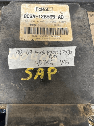 8C3A-12B565-AD Ford F250 F-250 ecm ecu computer 2008-2009 - Swan Auto
