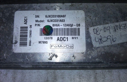 8H6A-12A650-DB Lincoln MKZ 2008-2009 ecm ecu computer ***tested*** - Swan Auto