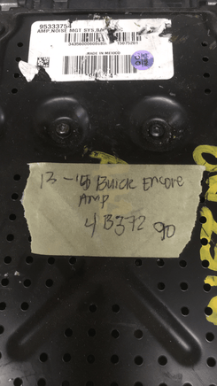 95333754 Buick Encore Amplifier power amp 2013-2015 **TESTED** - Swan Auto