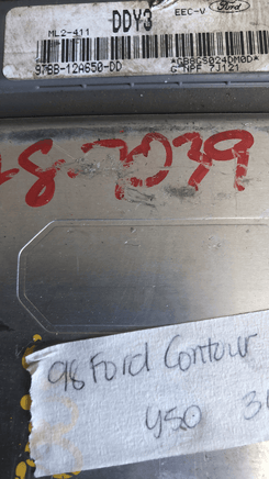 97BB-12A650-DD Ford Contour or Mystique 1998 ecm ecu computer **Tested** - Swan Auto