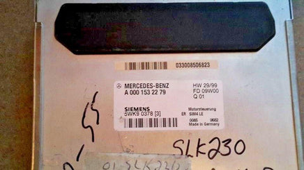 A 000 153 22 79 Mercedes SLK230 2001 ecm ecu computer - Swan Auto