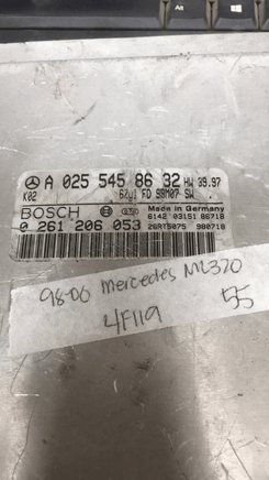 A 025 545 86 32 Mercedes ML320 1998-2000 ecm ecu computer - Swan Auto