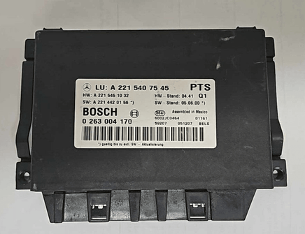 A 221 540 75 45 Mercedes S550 CL550 park aid assist control module - Swan Auto