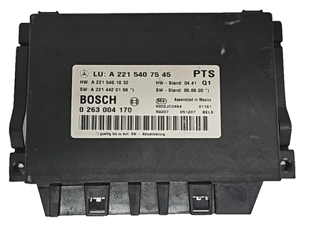 A 221 540 75 45 Mercedes S550 CL550 park aid assist control module - Swan Auto