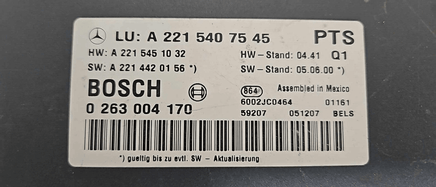 A 221 540 75 45 Mercedes S550 CL550 park aid assist control module - Swan Auto