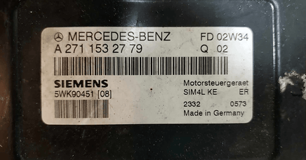 A 271 153 27 79 ecm ecu computer 2002-2005 Mercedes C230 - Swan Auto