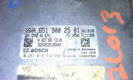 A 651 900 25 01 ecm ecu computer 2014 Mercedes-Benz GLK250 ***tested** - Swan Auto