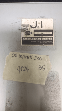 A18-E66 ES3 Infiniti I30 or Maxima ecm ecu computer 2000 - Swan Auto