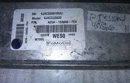 AE5A-12A650-FEA ecm ecu computer 2012 Ford Fusion ***tested*** - Swan Auto