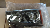 black euro headlight set fits 2003-2007 Chevy Silverado HD-JH-CS1L03-BK-AM *NEW* - Swan Auto