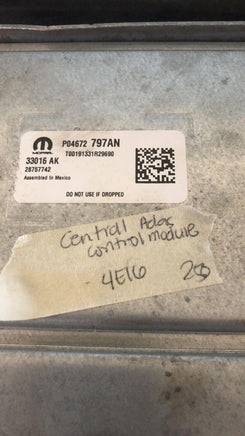 Central Adas Control module computer P04672797AN - Swan Auto