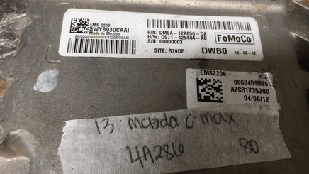 DM5A-12A650-DA Mazda Cmax ecm ecu computer 2013 - Swan Auto