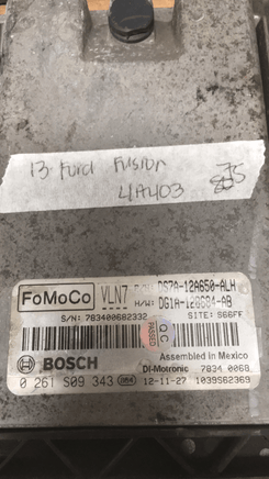 DS7A-12A650-ALH Ford Fusion ecm ecu computer 2013**TESTED** - Swan Auto