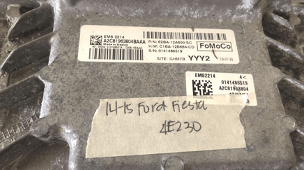 E2BA-12A650-SC Ford Fiesta 2014-2015 ecm ecu computer - Swan Auto