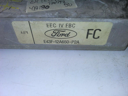 E43F-12A650-P2A Ford Tempo or Mercury Topaz 1984 ecm ecu computer - Swan Auto