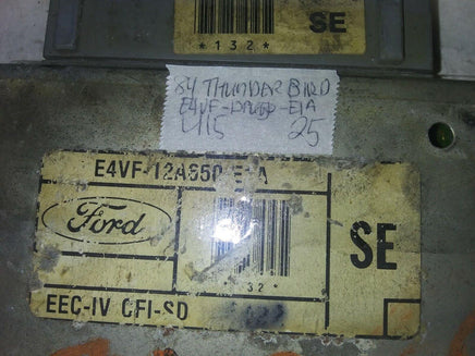 E4VF-12A650-E1A ecm ecu computer 1984 Ford Thunderbird or Mercury Cougar - Swan Auto