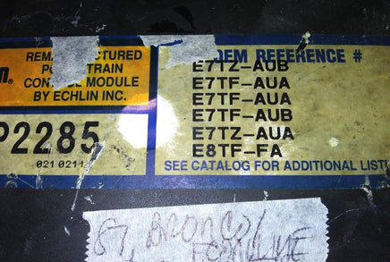 E7TZ-12A650-AUB Ford Econoline van or Bronco 1987 ecm ecu computer - Swan Auto