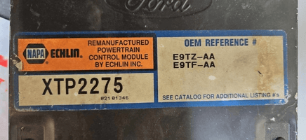 E9TZ-12A650-AA Ford Ranger 1989-1991 ecm ecu computer - Swan Auto