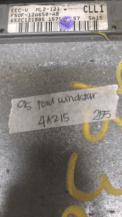 F50F-12A650-AB Ford Windstar 1995 ecm ecu computer **Tested** - Swan Auto