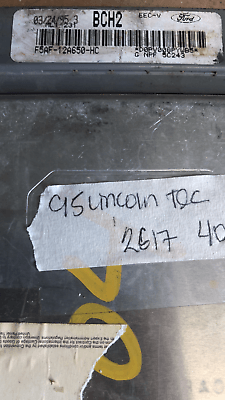 F5AF-12A650-HC ecm ecu computer 1995 Lincoln Continental **Tested** - Swan Auto