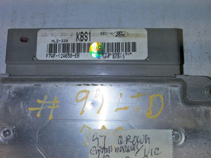 F7AF-12A650-EB ecm ecu computer 1997 Ford Crown Vic Grand Marquis **Tested** - Swan Auto