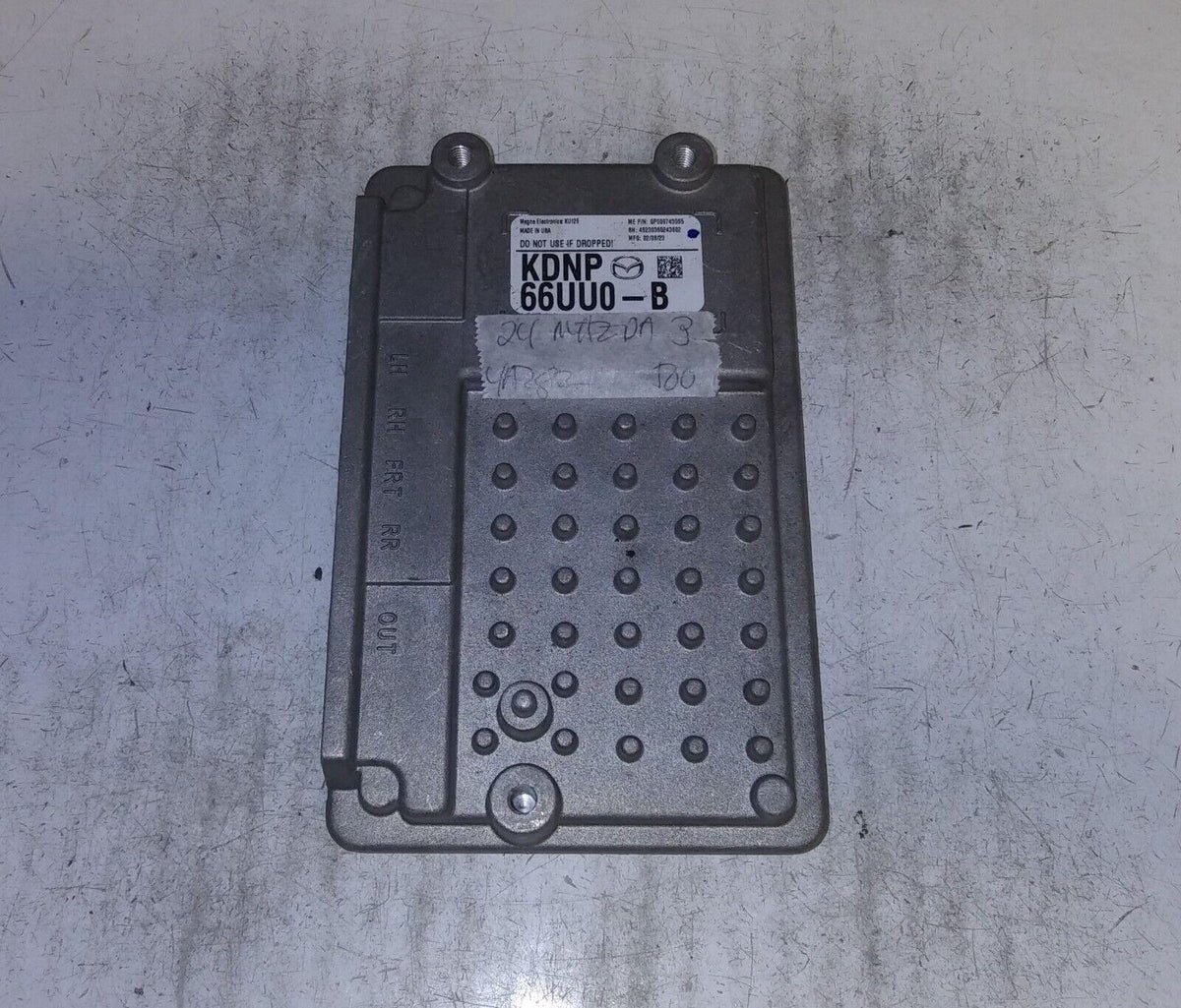 KDNP 66UU0-B lane change departure sensor module 2024 Mazda 3 Mazda3