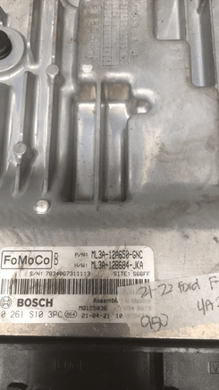ML3A-12A650-GNC Ford F150 F-150 2021-2022 ecm ecu computer - Swan Auto